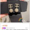 ☑️CHANEL香奈儿双c满钻耳钉耳环