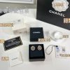 ☑️CHANEL香奈儿双c圆形满钻耳钉耳环
