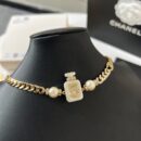 ☑️CHANEL香奈儿choker5字香水瓶珍珠项链颈链