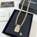 ☑️CHANEL香奈儿双c 5字香水瓶项链