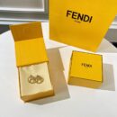 FENDI芬迪满钻圆形耳钉耳环