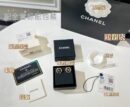 ☑️CHANEL香奈儿双c 黑色耳钉耳环