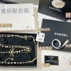 i1653397488_8964_0.jpg ☑️CHANEL香奈儿双c 黑皮绳蝴蝶结毛衣链项链