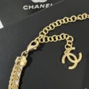 ☑️CHANEL香奈儿双c白皮绳项链颈链