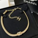 ☑️CHANEL香奈儿双c白皮绳项链颈链