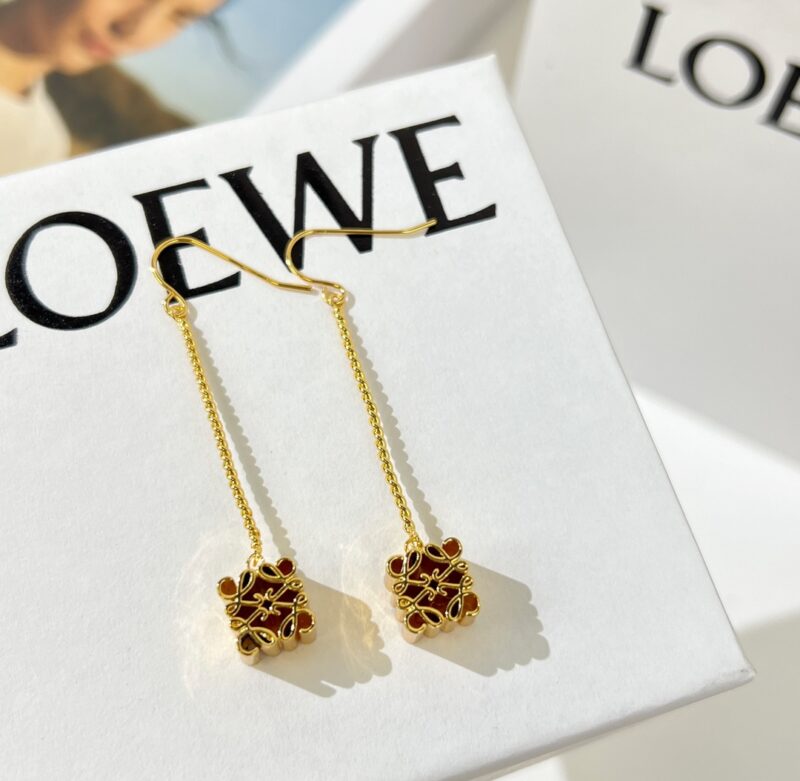 LOEWE罗意威长款月饼耳钉耳环 - Image 8