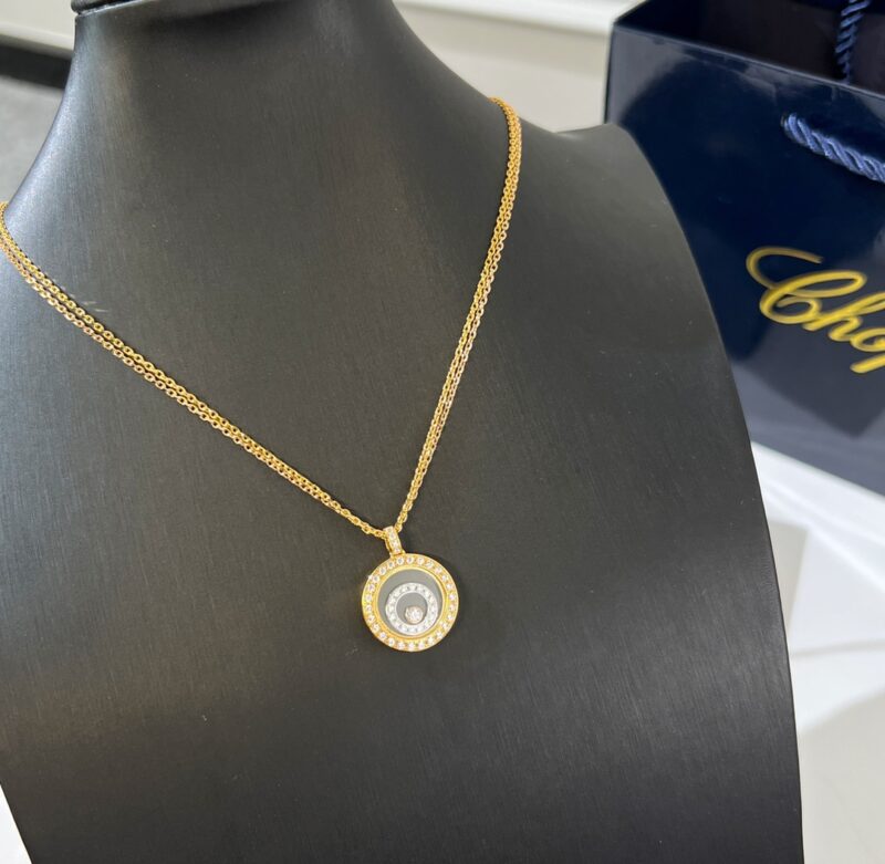 萧邦happy diamonds系列圆形项链 - Image 8
