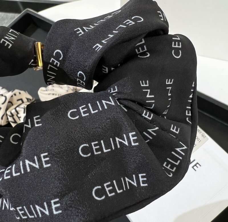 Celine赛琳凯旋门桑蚕丝发绳发带 - Image 11