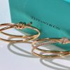 Tiffany&co 蒂芙尼Tiffany Knot 系列 双行铰链手镯