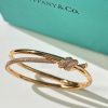 Tiffany&co 蒂芙尼Tiffany Knot 系列 双行铰链手镯