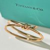 Tiffany&co 蒂芙尼Tiffany Knot 系列 双行铰链手镯