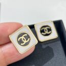 ☑️CHANEL香奈儿双c 方形耳钉耳环