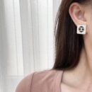 ☑️CHANEL香奈儿双c 方形耳钉耳环