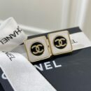 ☑️CHANEL香奈儿双c 方形耳钉耳环