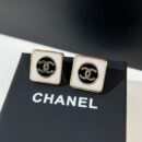 ☑️CHANEL香奈儿双c 方形耳钉耳环