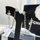☑️CHANEL香奈儿双c满钻耳钉耳夹