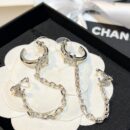 ☑️CHANEL香奈儿双c满钻耳钉耳夹