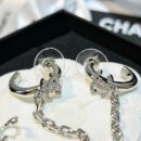 ☑️CHANEL香奈儿双c满钻耳钉耳夹