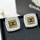 ☑️CHANEL香奈儿双c 方形耳钉耳环