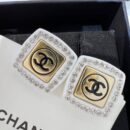 ☑️CHANEL香奈儿双c 方形耳钉耳环