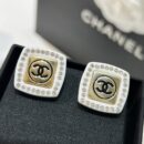 ☑️CHANEL香奈儿双c 方形耳钉耳环
