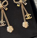☑️CHANEL香奈儿双c山茶花蝴蝶结耳钉耳环