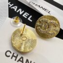 ☑️CHANEL香奈儿双c圆形耳钉耳环