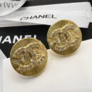 ☑️CHANEL香奈儿双c圆形耳钉耳环