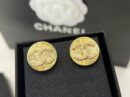 ☑️CHANEL香奈儿双c圆形耳钉耳环