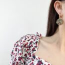 ☑️CHANEL香奈儿双c圆形耳钉耳环