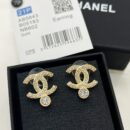 ☑️CHANEL香奈儿双c单钻耳钉耳环