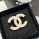 ☑️CHANEL香奈儿双c 珐琅滴油黑白胸针