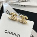 ☑️CHANEL香奈儿双c 珍珠耳钉耳环