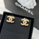 ☑️CHANEL香奈儿双c 珍珠耳钉耳环