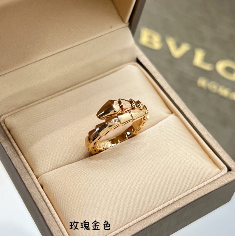 BVLGARI宝格丽光面蛇骨戒指 - Image 10