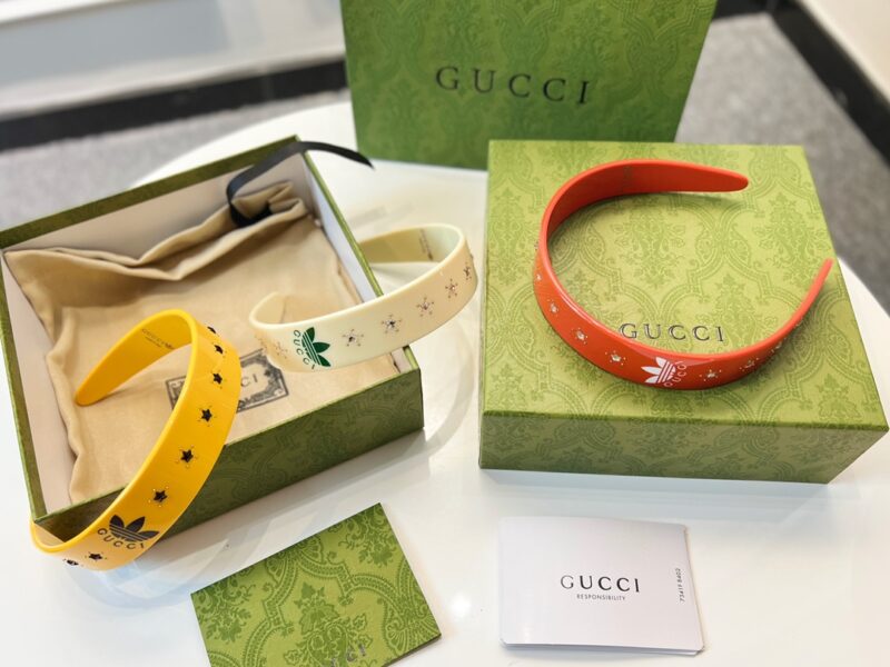 gucci × adidas联名发夹发卡发箍 - Image 6