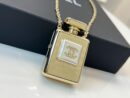 ☑️CHANEL香奈儿双c香水瓶项链毛衣链