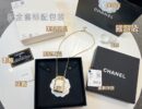 ☑️CHANEL香奈儿双c香水瓶项链毛衣链