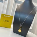 LOEWE罗意威圆饼双层项链