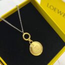 LOEWE罗意威圆饼双层项链