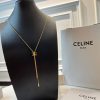 Celine赛琳凯旋门流苏项链 耳钉耳环