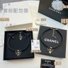 ☑️CHANEL香奈儿蝴蝶结皮绳颈链项链