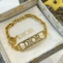 ☑️DIOR迪奥满钻字母项链手链