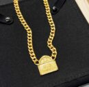 ☑️CHANEL香奈儿双c金色包包购物袋项链