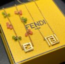 FENDI芬迪双F珍珠项链手链