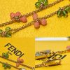 FENDI芬迪双F珍珠项链手链
