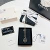 ☑️CHANEL香奈儿双c圆形亚克力字母项链