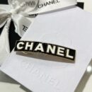 ☑️CHANEL香奈儿黑色滴油字母发夹发卡