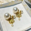 ☑️DIOR迪奥方形星星大小珍珠耳钉耳环