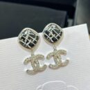 ☑️CHANEL香奈儿c2菱形双c耳钉耳环
